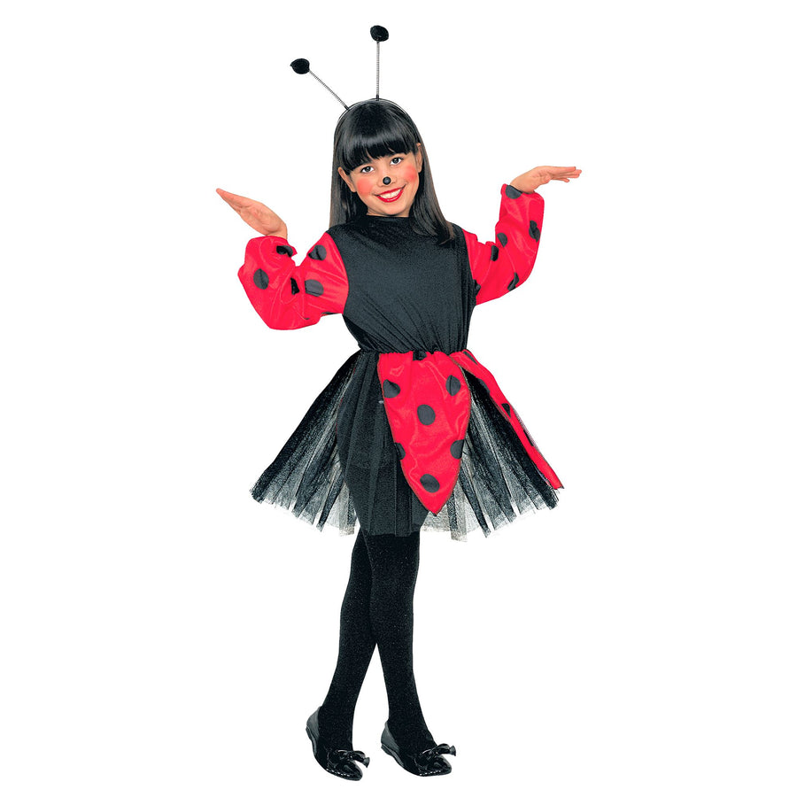 "MARIENKÄFER" (Kleid, Antennen) – Vorderansicht