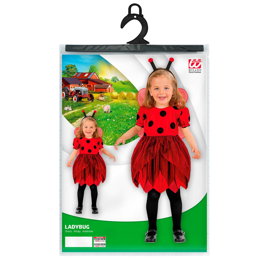 "MARIENKÄFER" (Kleid, Flügel, Antennen) – Detailansicht