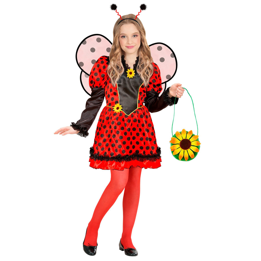 "MARIENKÄFER" (Kleid, Flügel, Antennen) – Vorderansicht