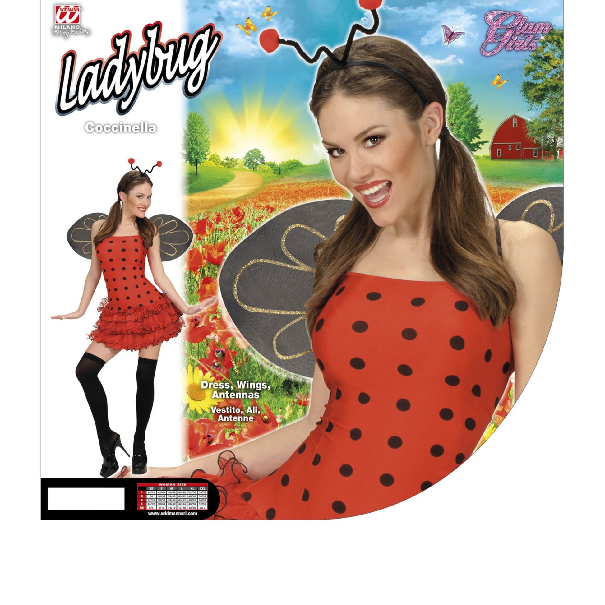 "MARIENKÄFER" (Kleid, Flügel, Antennen) – Ansicht 4