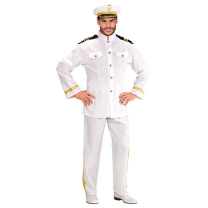 "MARINE-KAPITÄN" (Jacke, Hose, Mütze) – Detailansicht