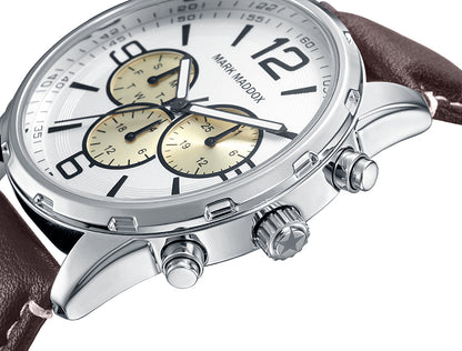MARK MADDOX HC6018-05 Analoguhr Armbanduhr 42 mm