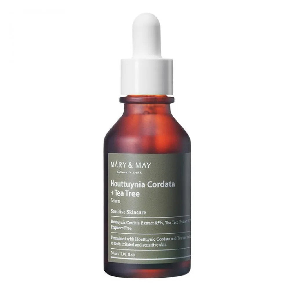 Mary and May, Houttuynia Cordata +Tea Tree, Beruhigend, Täglich, Serum, Für das Gesicht, 30 ml