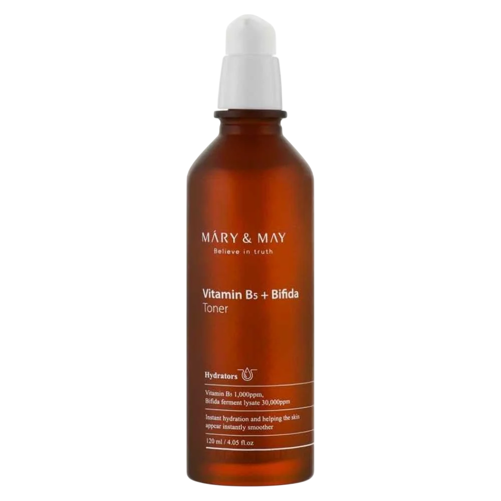 Mary and May, Vitamin B5 + Bifida, Hydratisierend und glättend, Gesichtswasser, Für das Gesicht, 120 ml