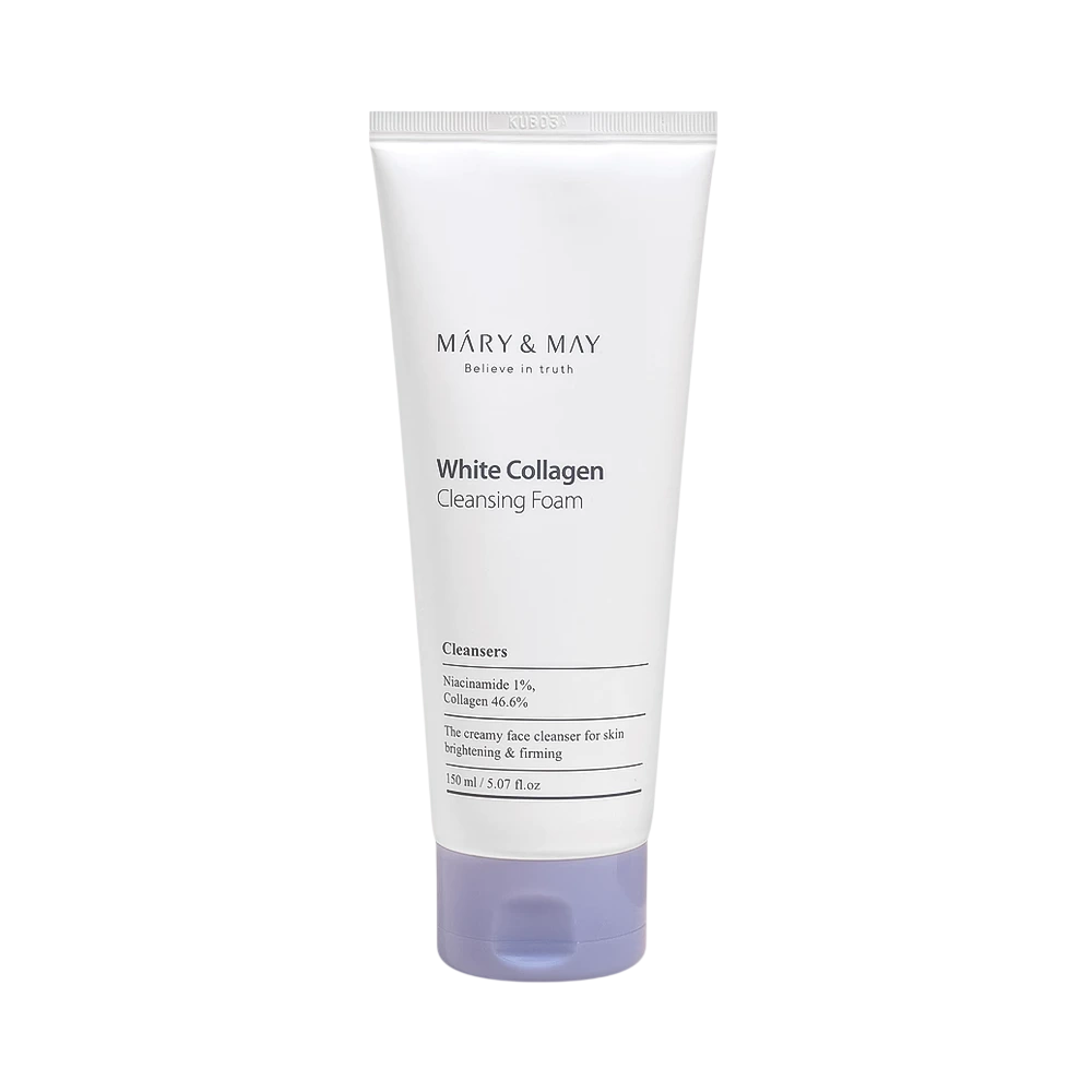 Mary and May, White Collagen, Aufhellend & Straffend, Reinigungsschaum, 150 ml
