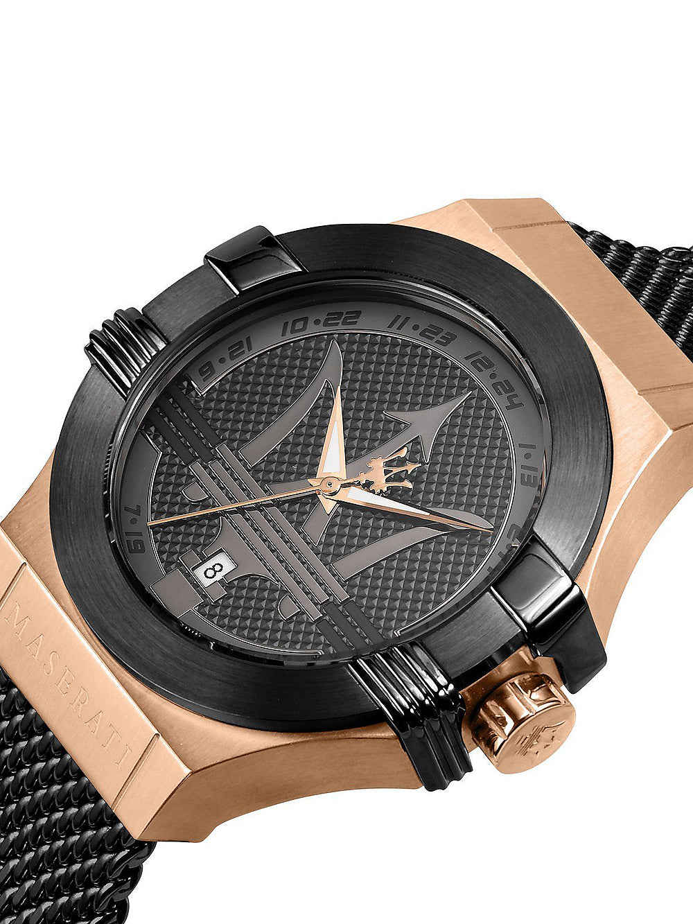 MASERATI POTENZA R8853108010 Date - Case: 40 mm - Armbanduhr 40 mm Gold ansicht-2