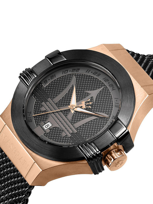 MASERATI POTENZA R8853108010 Date - Case: 40 mm - Armbanduhr 40 mm Gold ansicht-2