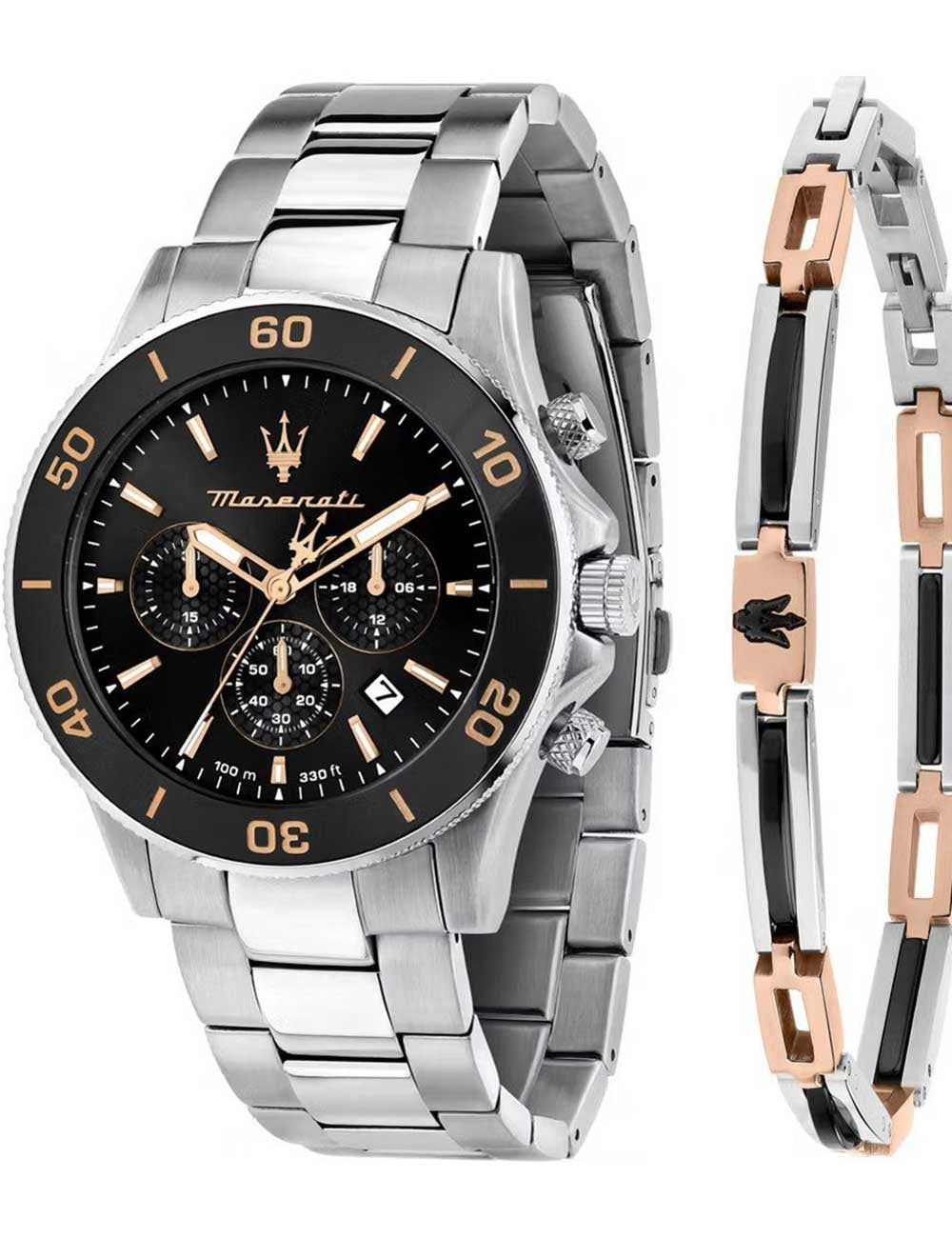 MASERATI R8873600001 Analoguhr Armbanduhr 46 mm