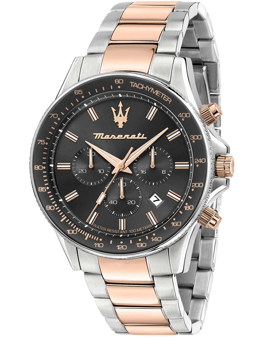 MASERATI R8873640021 Chronograph Armbanduhr 44 mm Silber