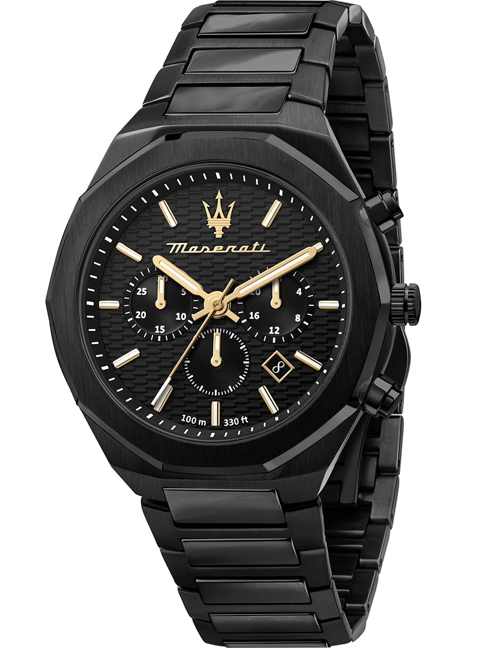 MASERATI STILE R8873642005 Chronograph Armbanduhr 45 mm Schwarz