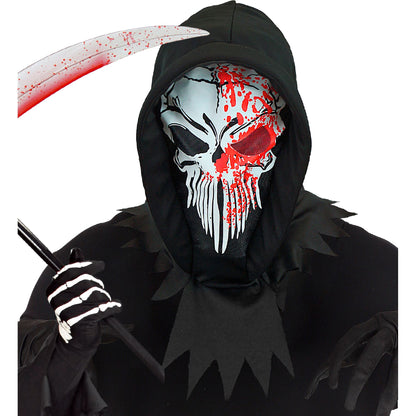 "MASKE BLUTIGER SENSEMANN MIT KAPUZE" – Ansicht 3