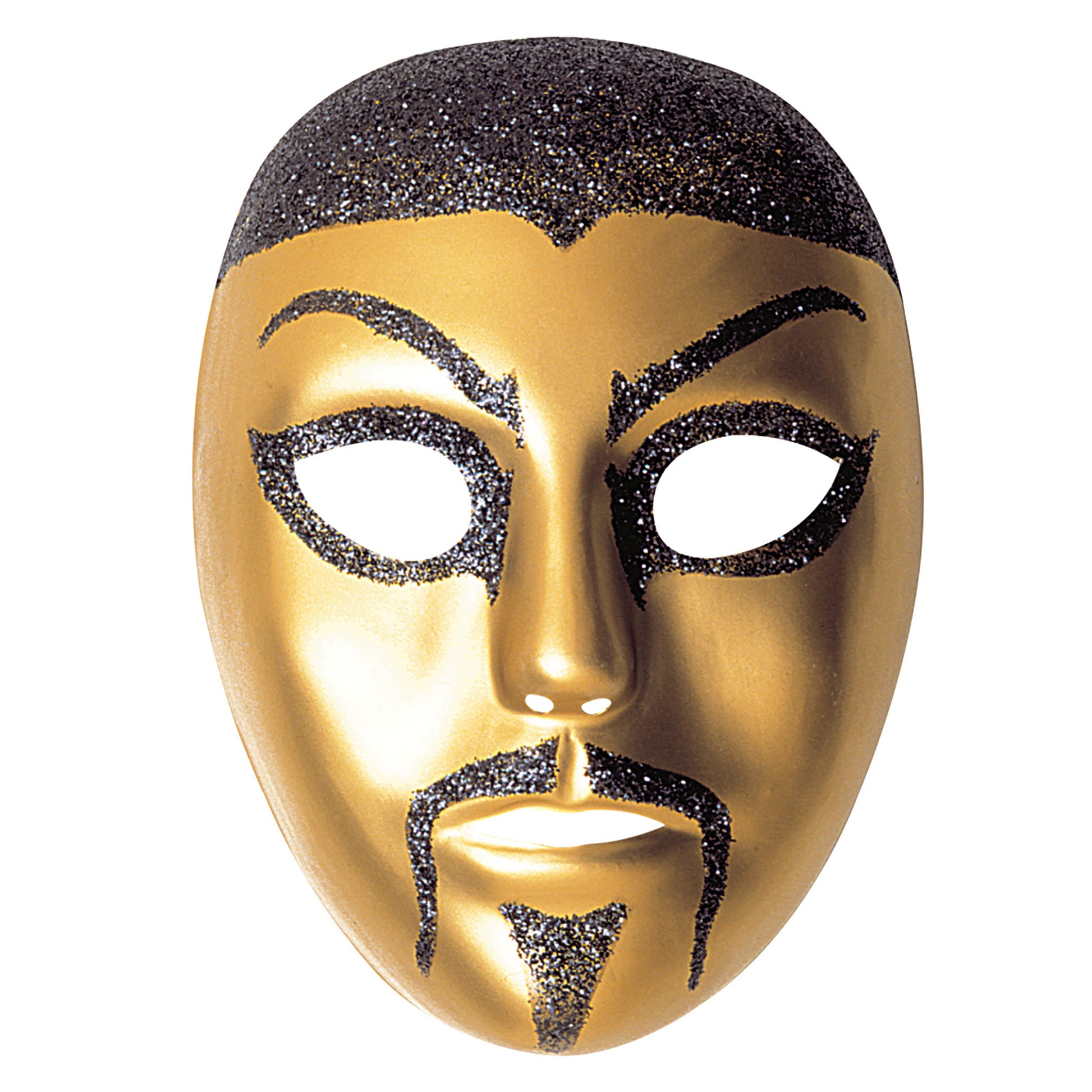 "MASKE CHINESE AUS KUNSTSTOFF" in 2 Farben sortiert – Vorderansicht
