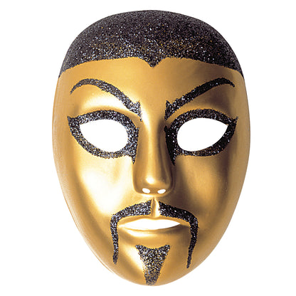 "MASKE CHINESE AUS KUNSTSTOFF" in 2 Farben sortiert – Vorderansicht