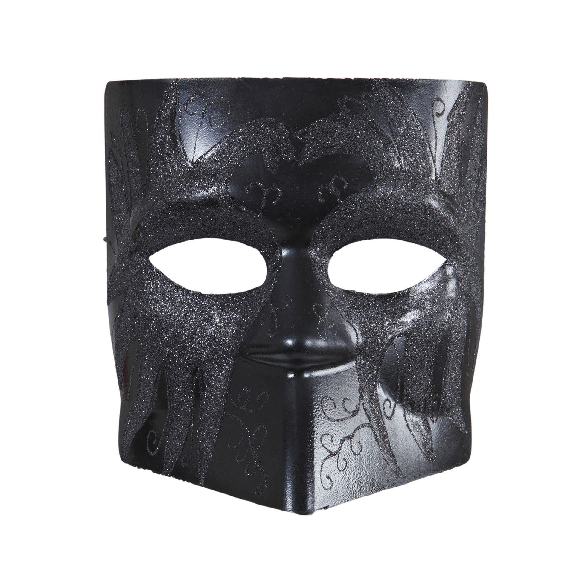 "MASKE DOGE SCHWARZ " – Vorderansicht
