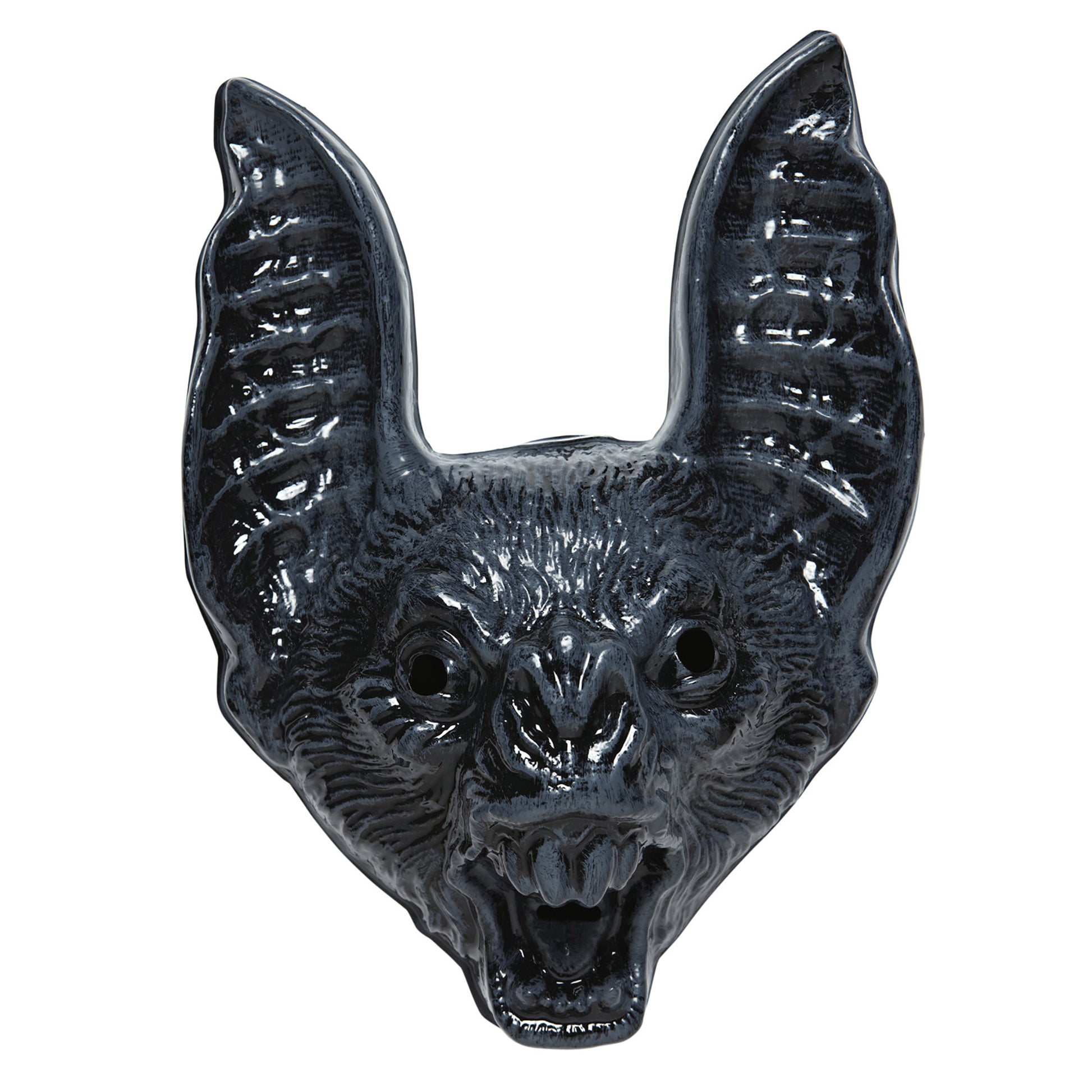 "MASKE FLEDERMAUS AUS KUNSTSTOFF" – Vorderansicht