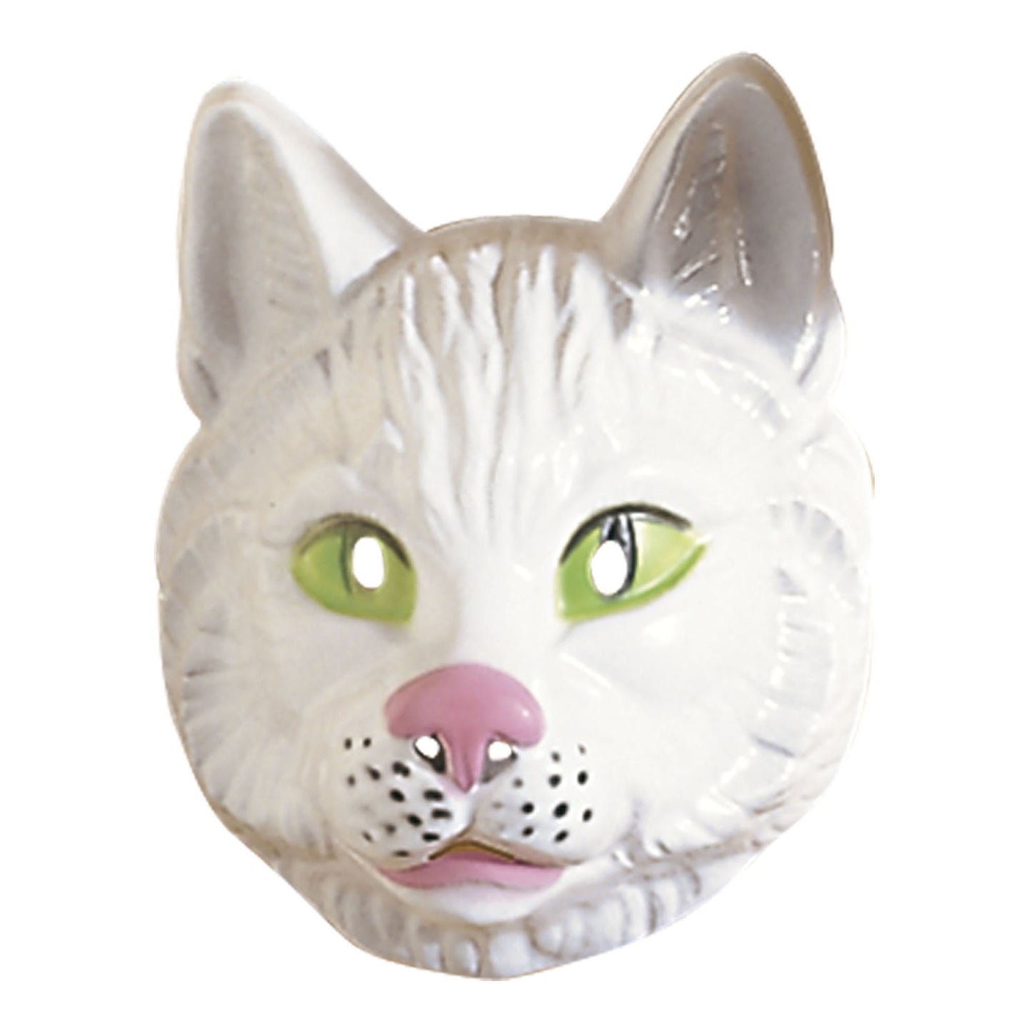 "MASKE KATZE" aus Plastik – Vorderansicht