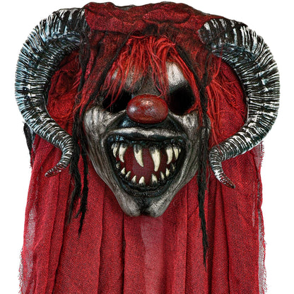 "MASKE KRAMPUS MIT UMHANG" – Vorderansicht