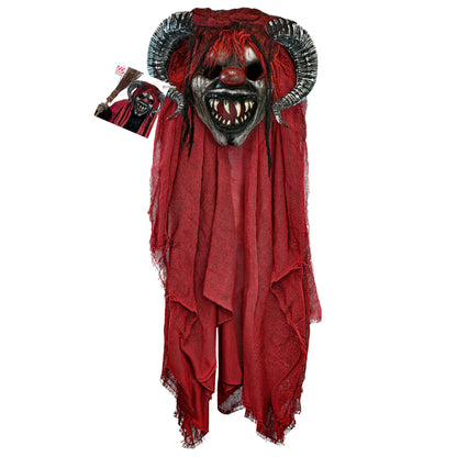 "MASKE KRAMPUS MIT UMHANG" – Detailansicht