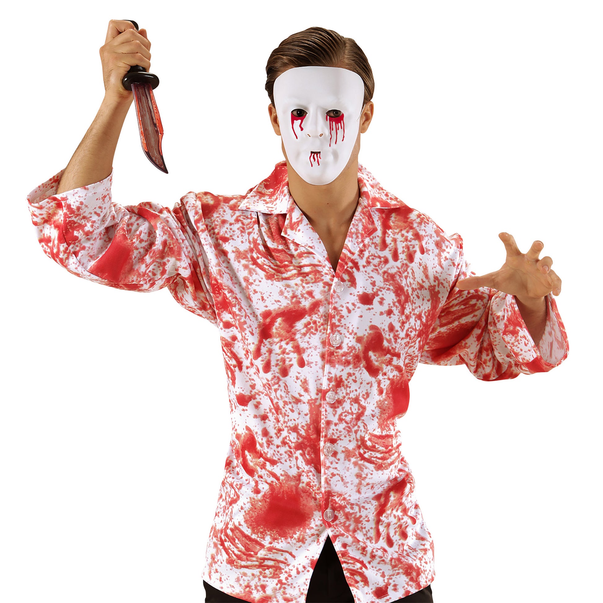 "MASKE MIT BLUTENDEN AUGEN UND MUND AUS PVC" – Ansicht 3