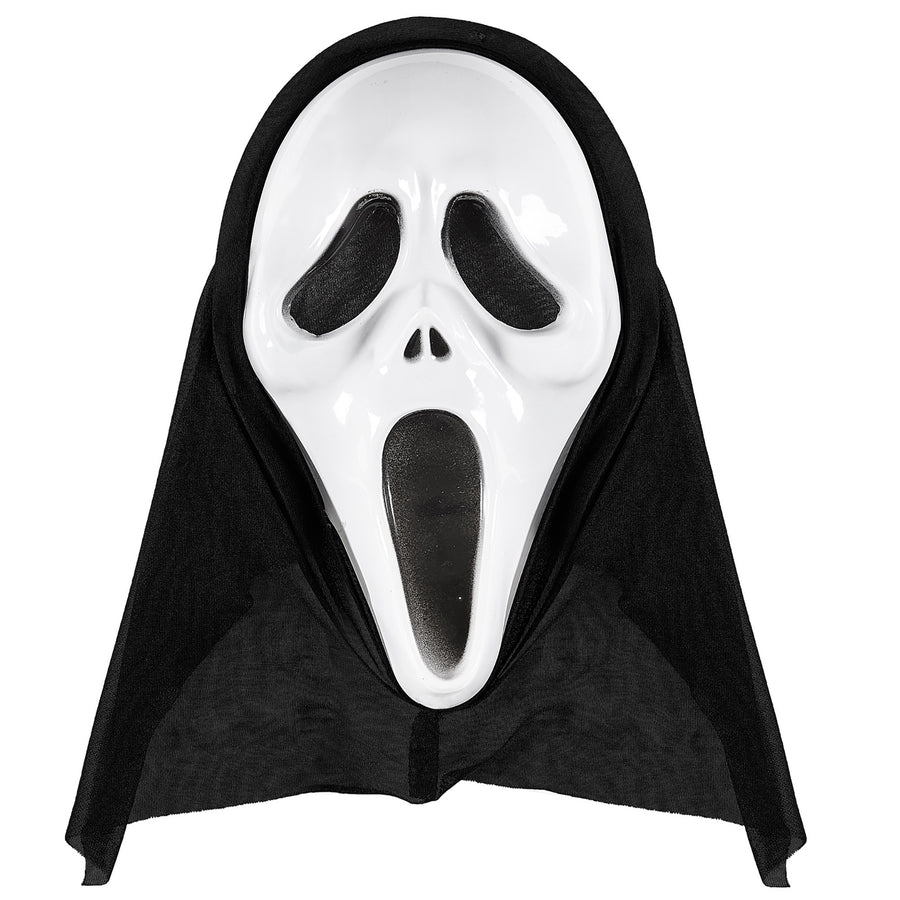 "MASKE MIT KAPUZE SCREAMING GHOST" – Vorderansicht