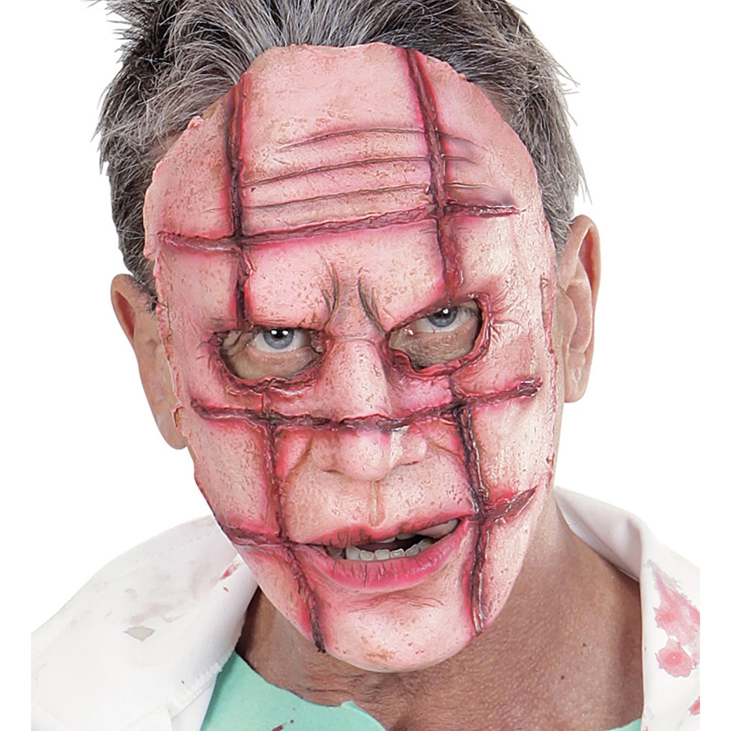 "MASKE MIT NARBEN" – Vorderansicht