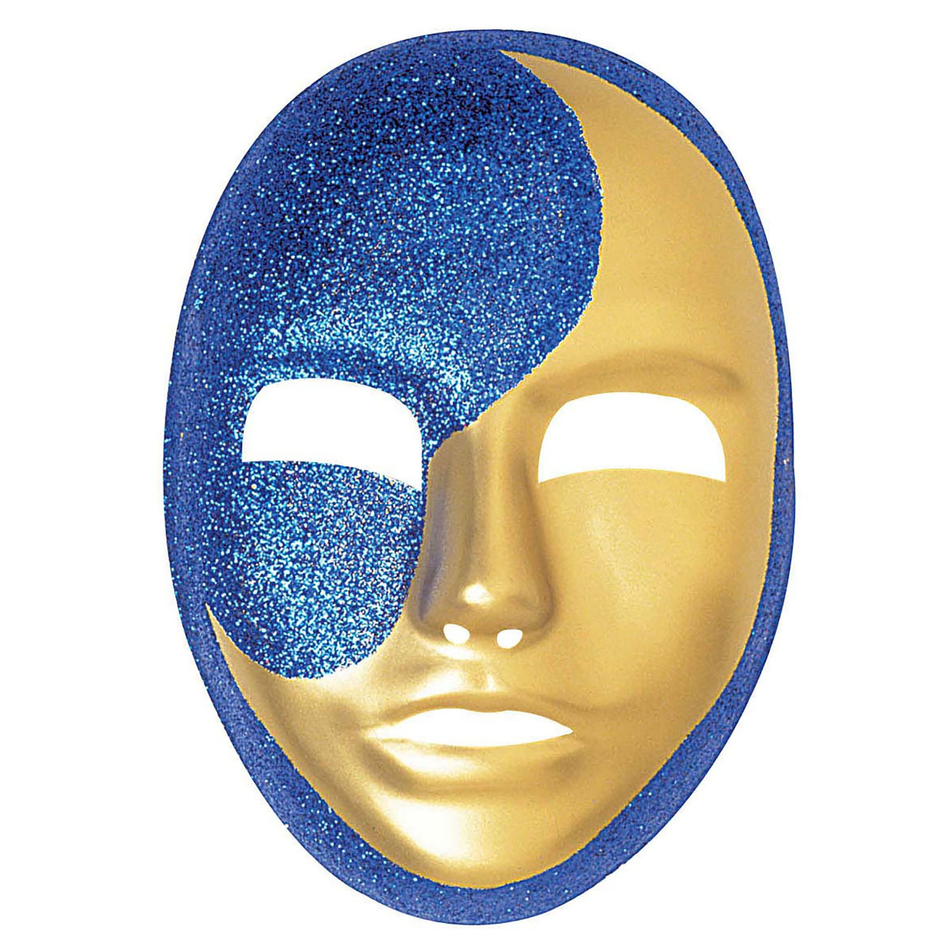 " MASKE MOND AUS KUNSTSTOFF" – Vorderansicht