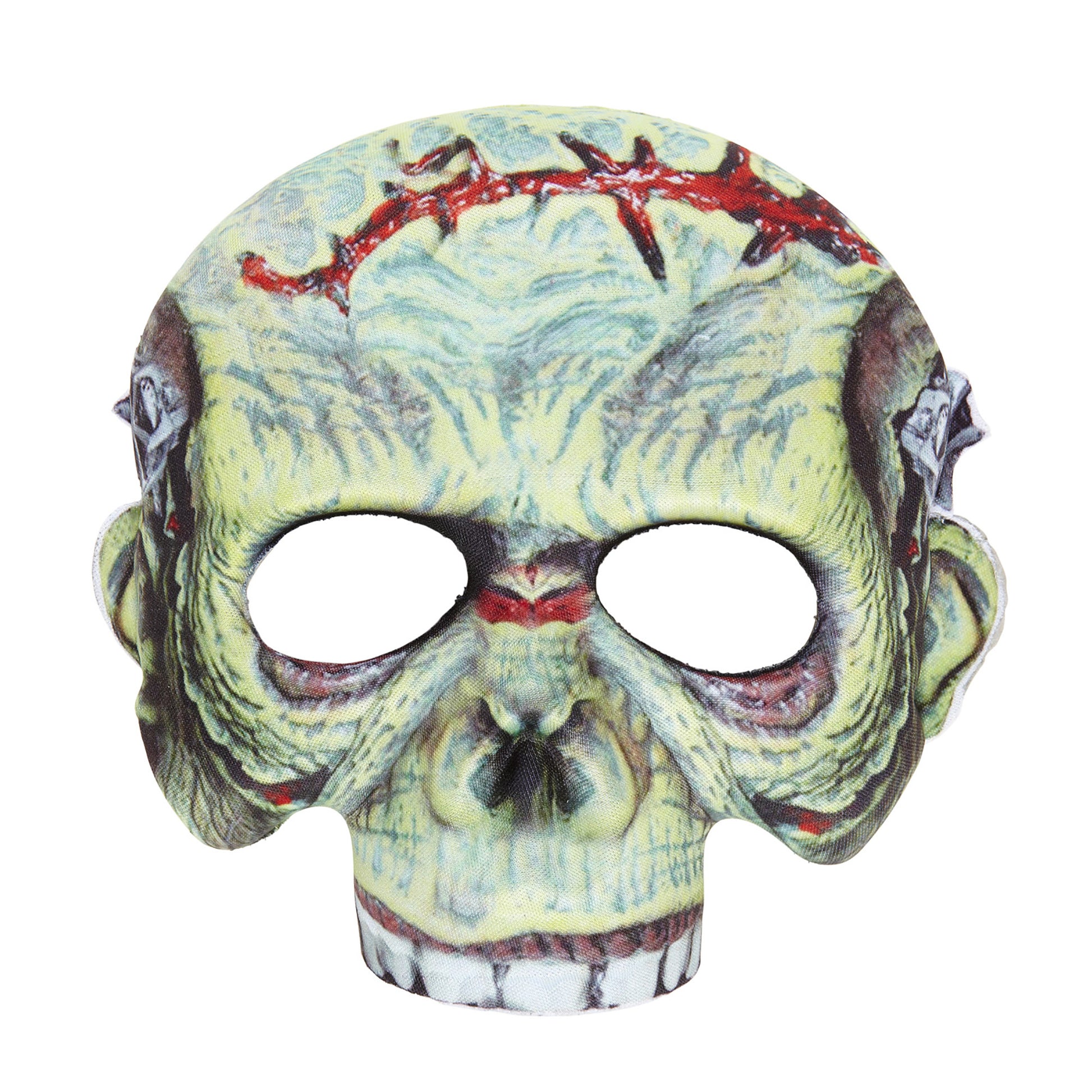 "MASKE MONSTER KINNLOS AUS STOFF" – Vorderansicht