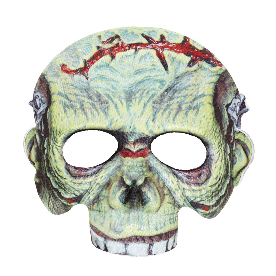 "MASKE MONSTER KINNLOS AUS STOFF" – Vorderansicht