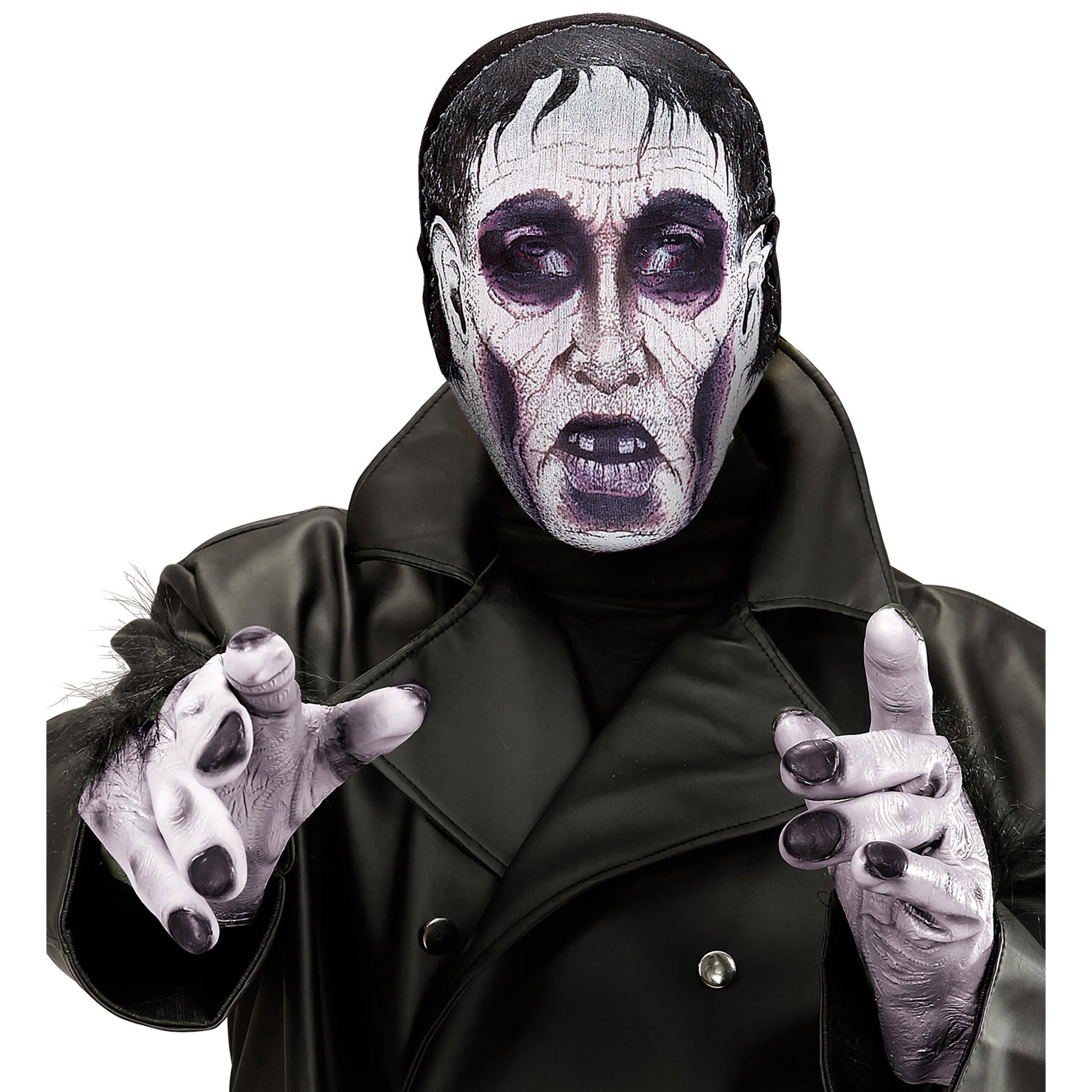 "MASKE MONSTERR AUS STOFF" – Vorderansicht