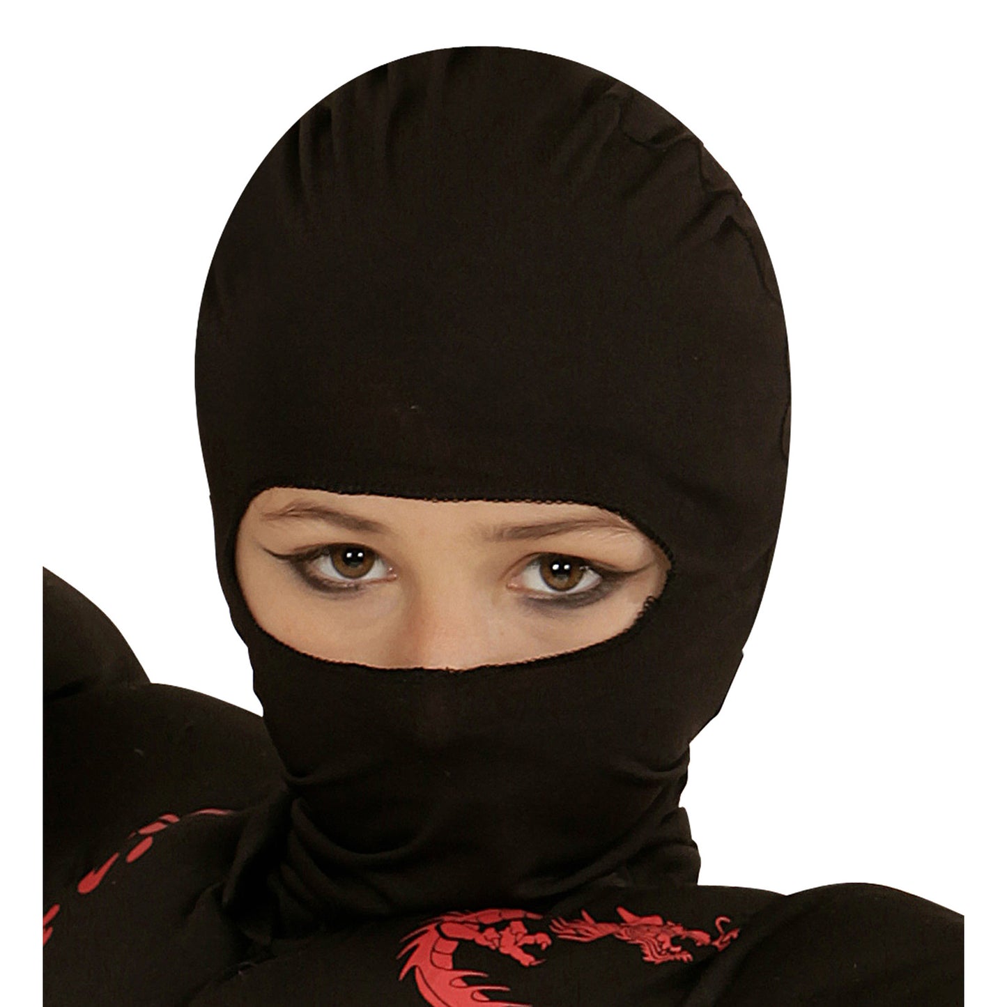 "MASKE NINJA" Kindergröße – Vorderansicht