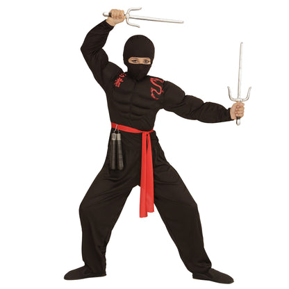 "MASKE NINJA" Kindergröße – Detailansicht