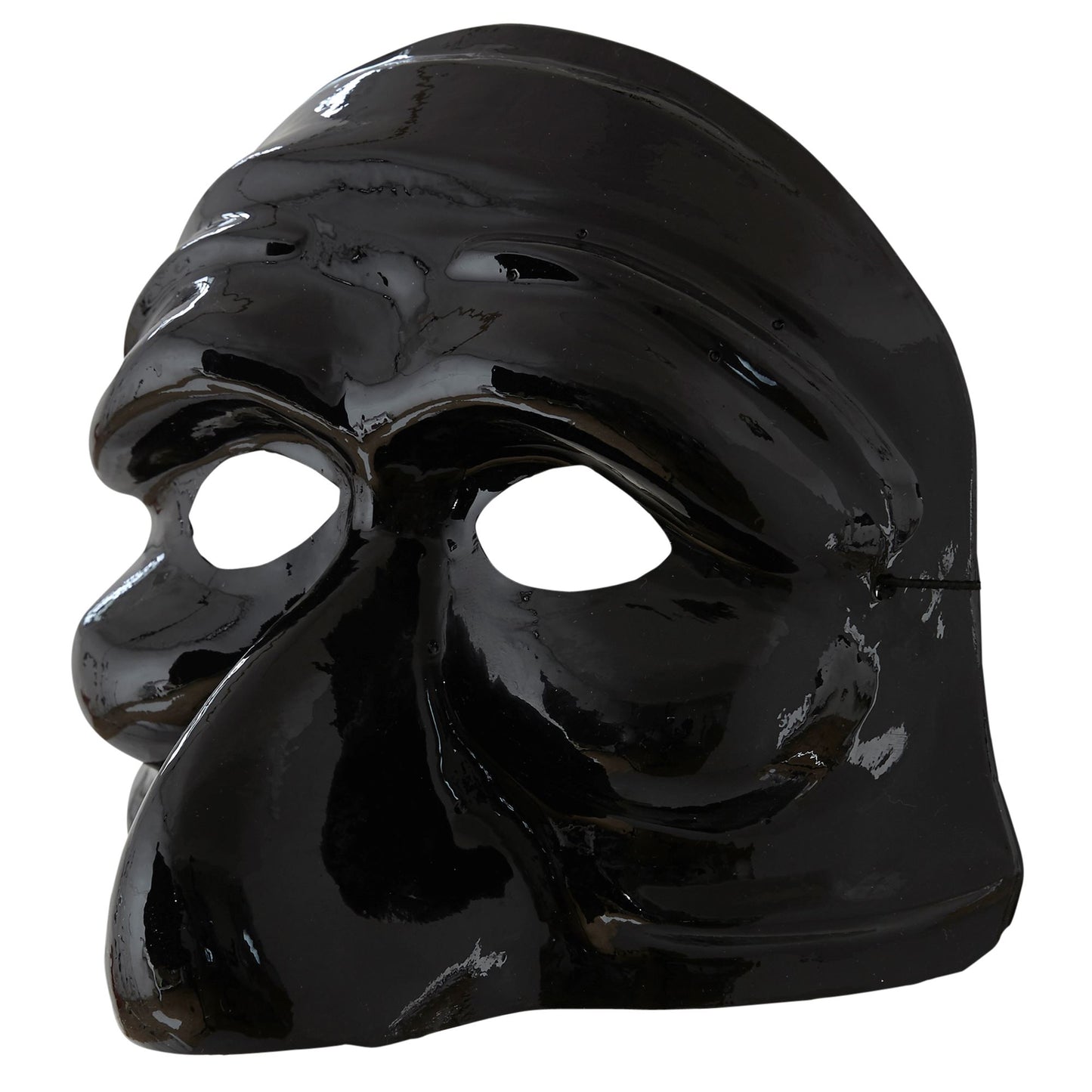 "MASKE PULCINELLA AUS PVC" – Vorderansicht