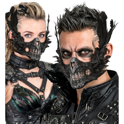 "MASKE SKELETTMUND MIT FEDERN" – Ansicht 4