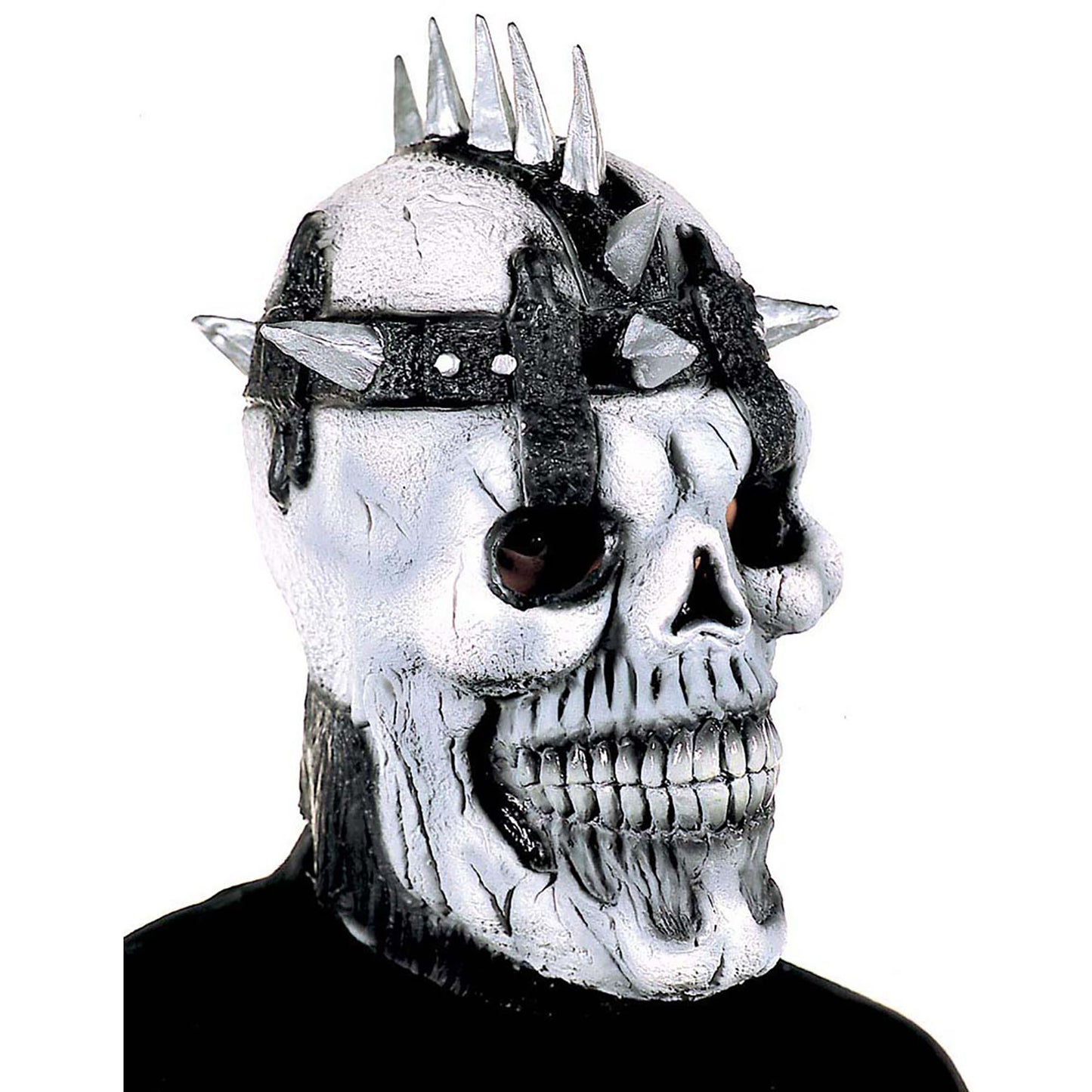"MASKE SKULL FIGHTER" in 4 Modellen sort – Detailansicht