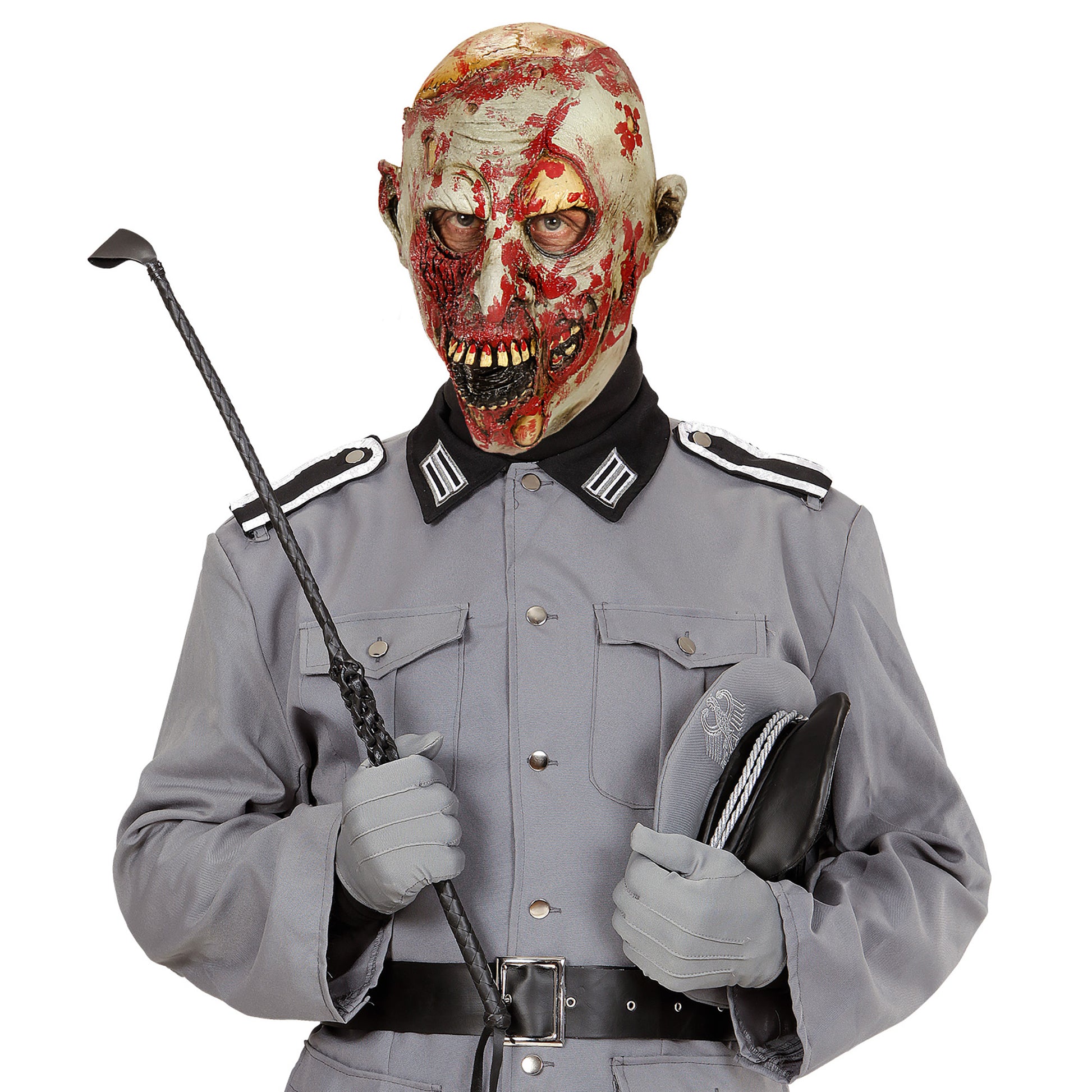 "MASKE STERBLICHER ZOMBIE" – Detailansicht