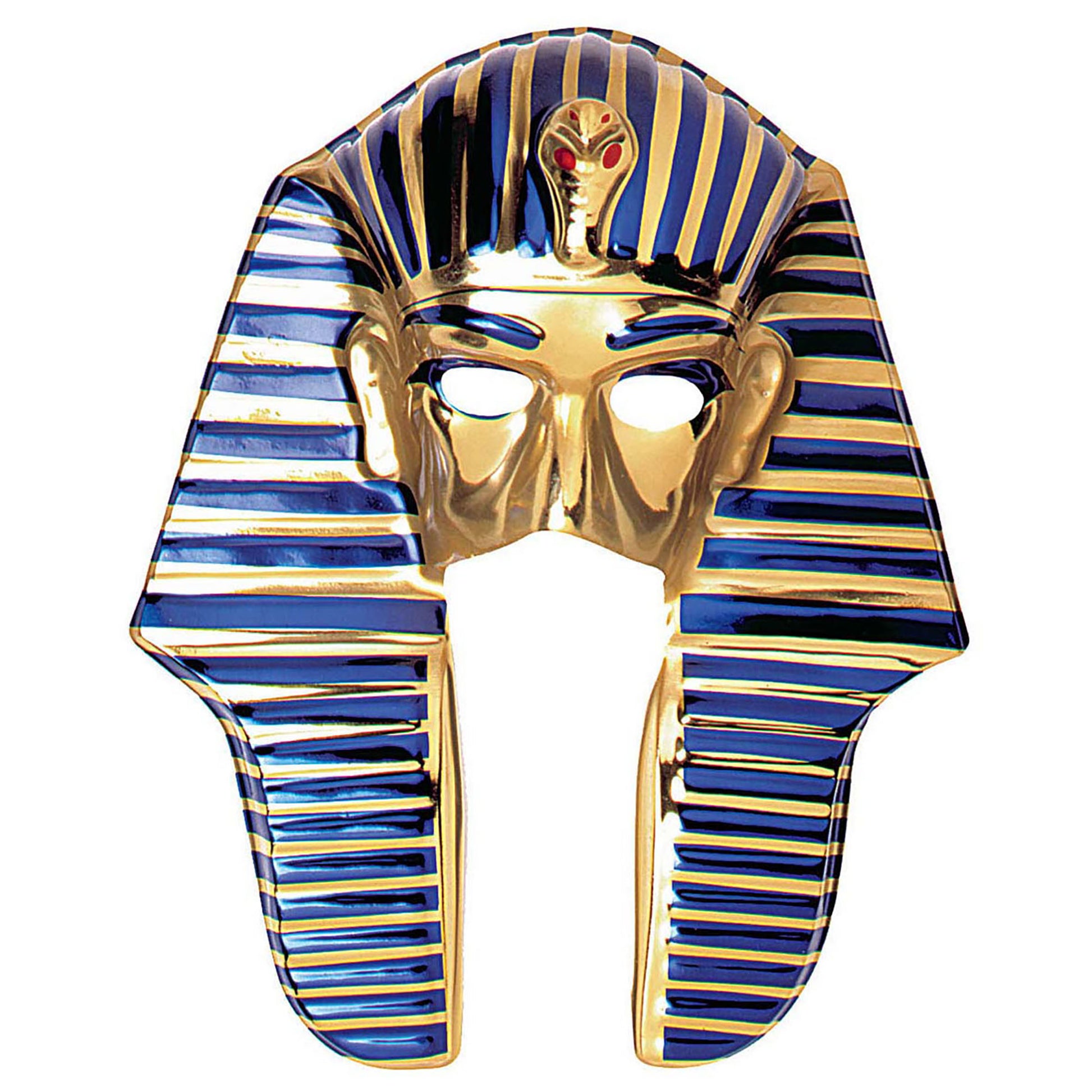 "MASKE TUTANKHAMEN" aus Plastik – Vorderansicht