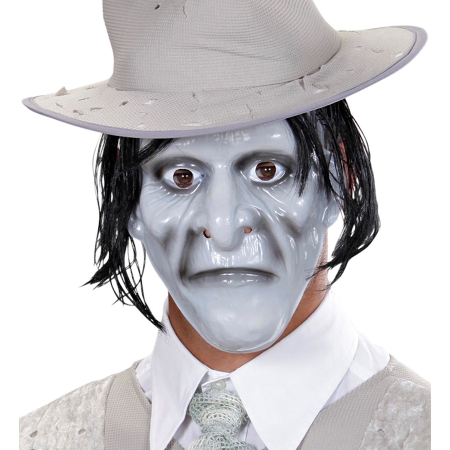 "MASKE UNGEHEUER AUS KUNSTSTOFF MIT HAAREN" – Detailansicht