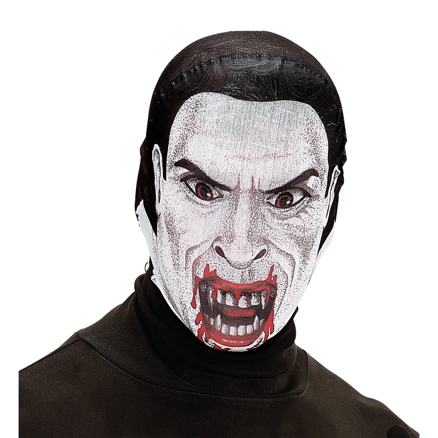 "MASKE VAMPIR AUS STOFF" – Detailansicht