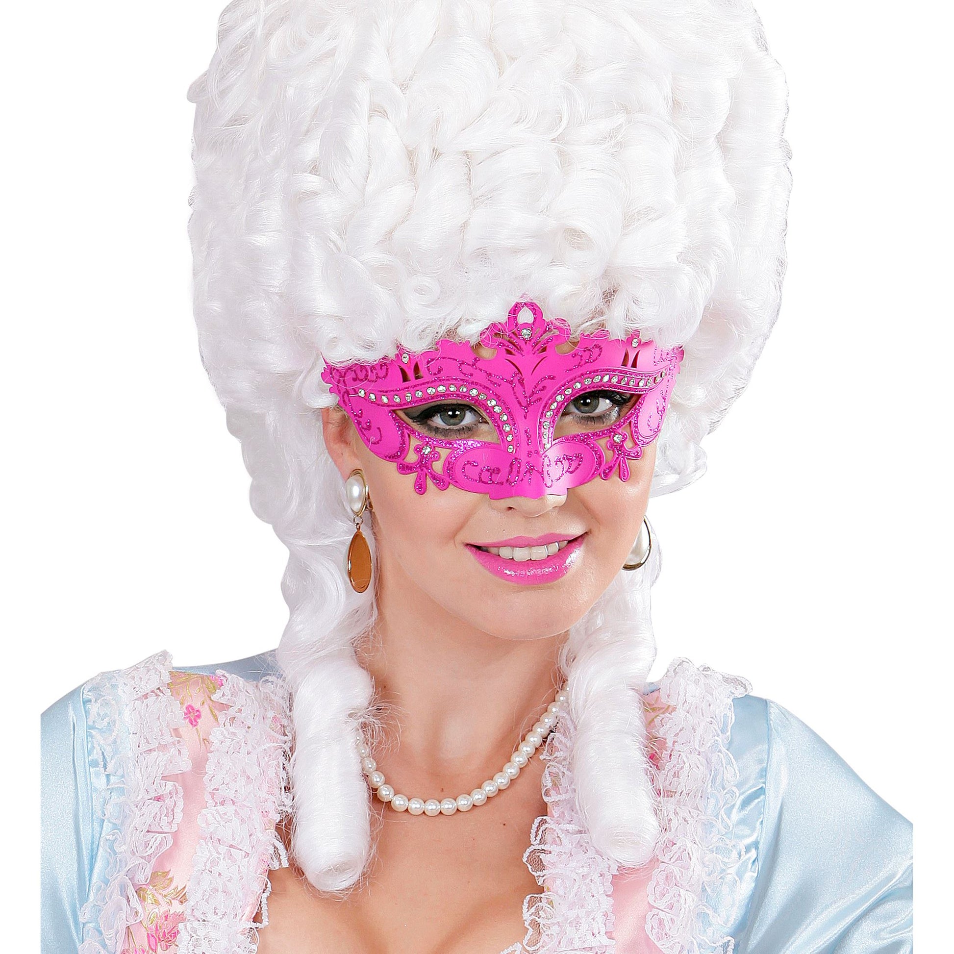 "MASKE VENEDIG PINK UND STRASS" – Ansicht 4