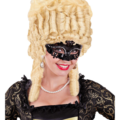 "MASKE VENEDIG SCHWARZ UND STRASS" – Ansicht 4