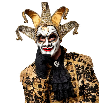 "MASKE VENEZIANISCHER HOFNARR" – Ansicht 3