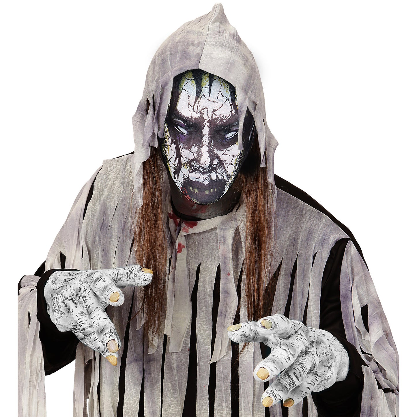 "MASKE ZOMBIE AUS STOFF" – Vorderansicht