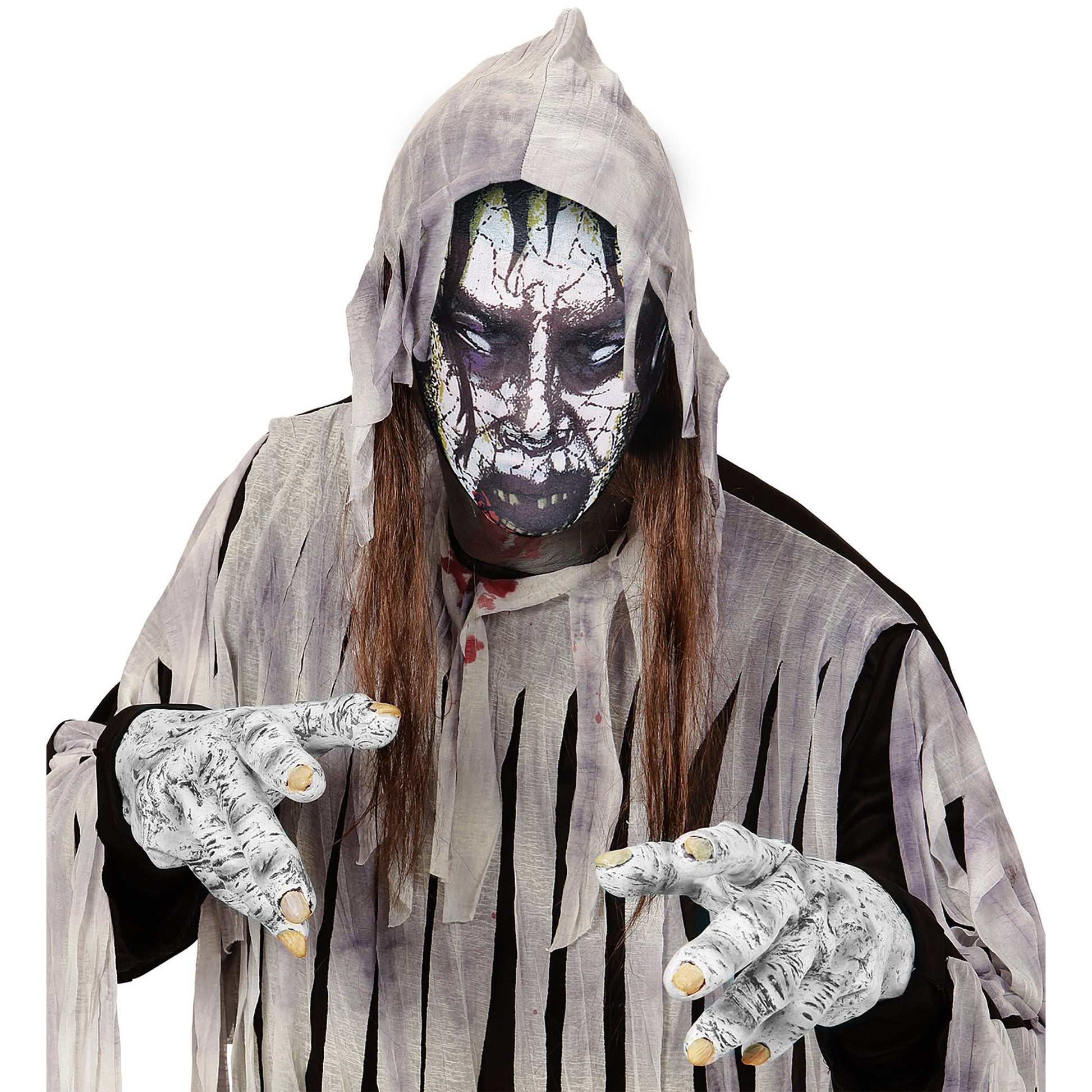 "MASKE ZOMBIE AUS STOFF" – Vorderansicht