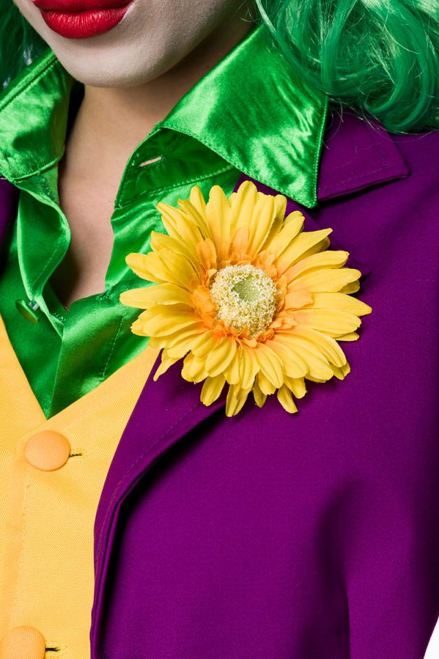 Lady Joker Damenkostüm Set – Maskparadise Lila Blazer & Hose - Fasnacht24.ch