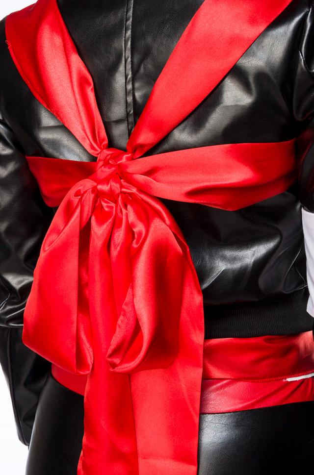 Suicide Squad Samurai Kostüm Damen – Maskparadise Schwarz Lederoptik - Fasnacht24.ch