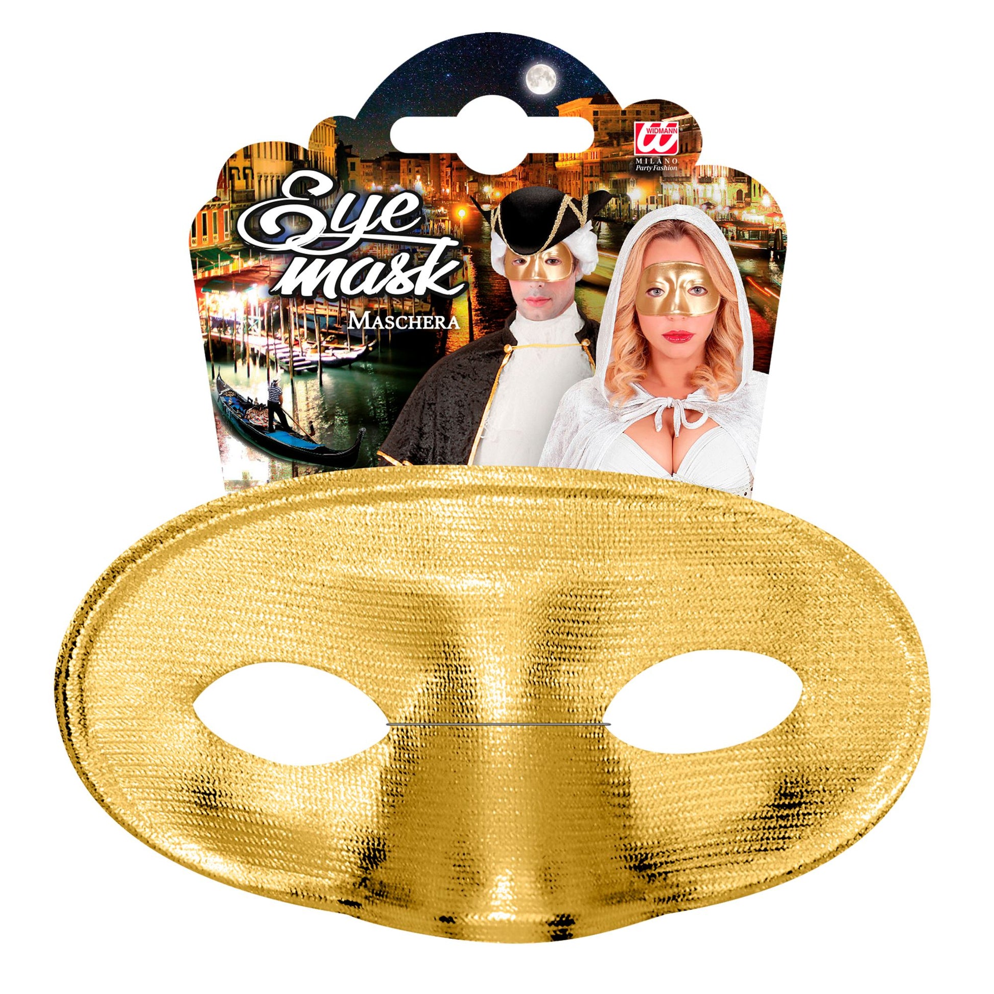 "MASQUERADE AUGENMASKE" gold – Detailansicht