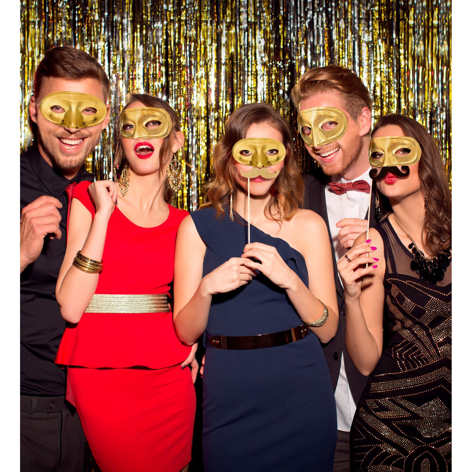 "MASQUERADE AUGENMASKE" gold – Ansicht 3