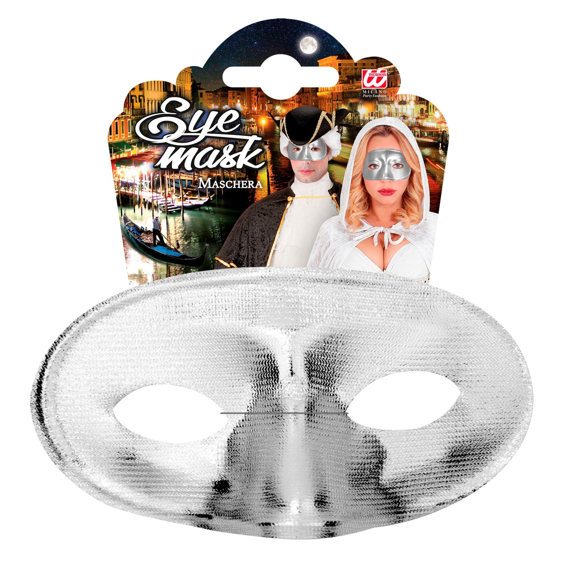 "MASQUERADE AUGENMASKE" silber – Detailansicht