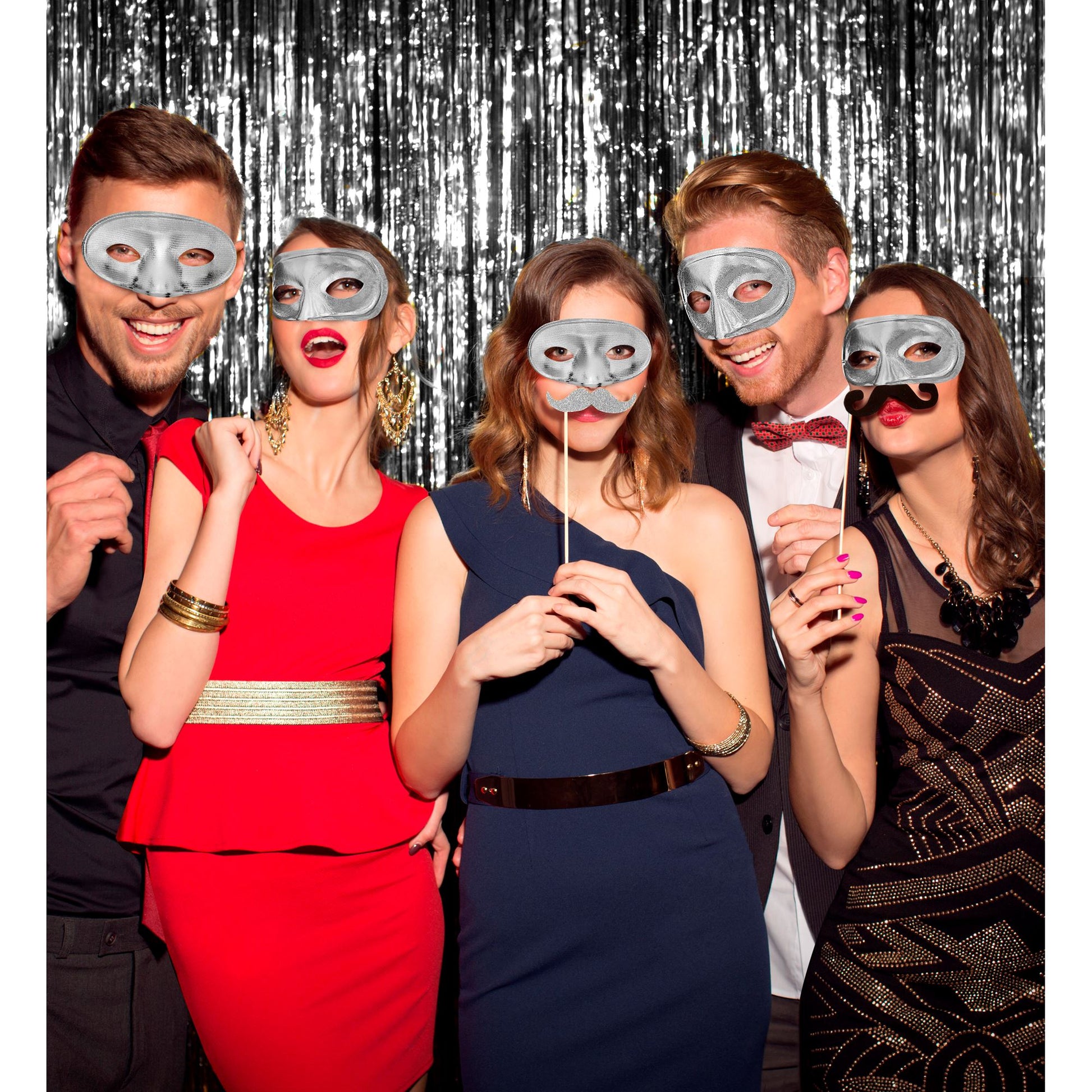 "MASQUERADE AUGENMASKE" silber – Ansicht 3