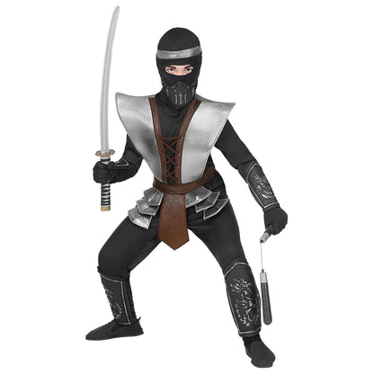 "MASTER NINJA" (Oberteil, Hose, Waffenrock, Gürtel, Armschoner, Beinschoner, Maske) – Ansicht 4